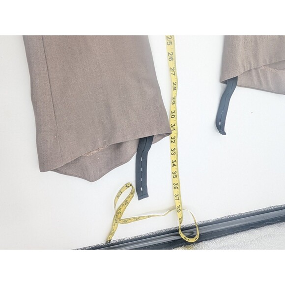 American Jods Jodhper Khaki Breecher Equestrian Pants Leather Patches USA Sz 32 - Picture 10 of 13